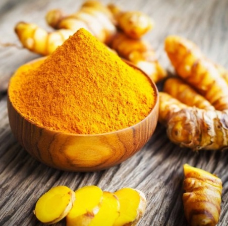 Organic turmeric powder, sun-dried and stone-ground on our farm in Coimbatore, no chemical polish